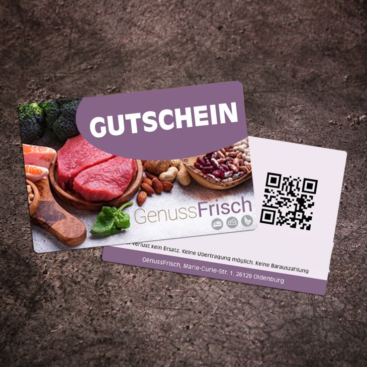 GenussFrisch Gutschein 50,- EUR